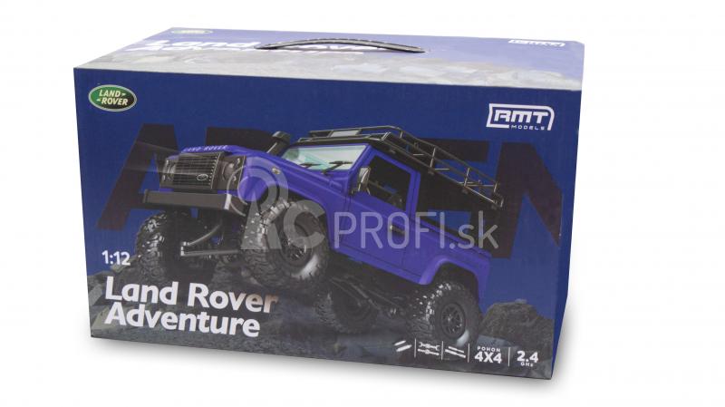 RC auto Land Rover Adventure 1/12 RTR 4WD, modrá