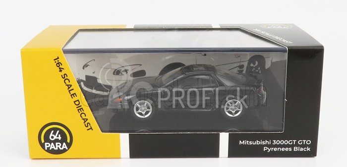Paragon-models Mitsubishi 3000gt Gto Coupe 1991 1:64 čierna