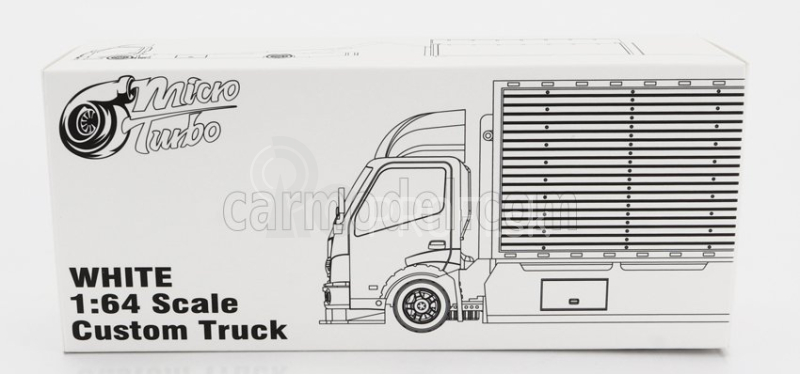 Peako Isuzu Custom Truck Car Transporter 1993 1:64 biely