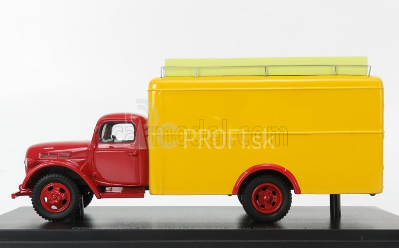 Perfex Ford usa Truck Van Poissy Laboual Circus Pinder 1951 1:43 Červeno-žltá
