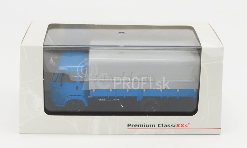Premium classixxs Avia A31n Truck Telonato (base Saviem) 1986 1:43 Modrá Sivá