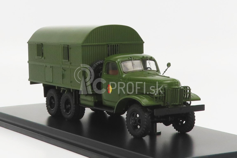 Premium classixxs ZIL 151 Kung-1m Nva Truck 3-assi 1951 1:43 Vojenská zelená