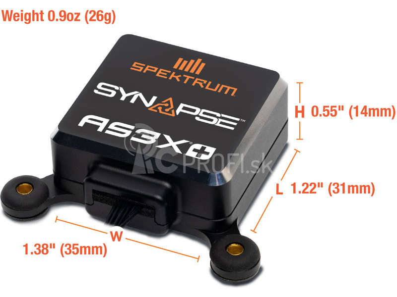 Prijímač Spektrum AR20410T 20CH PowerSafe Synapse AS3X