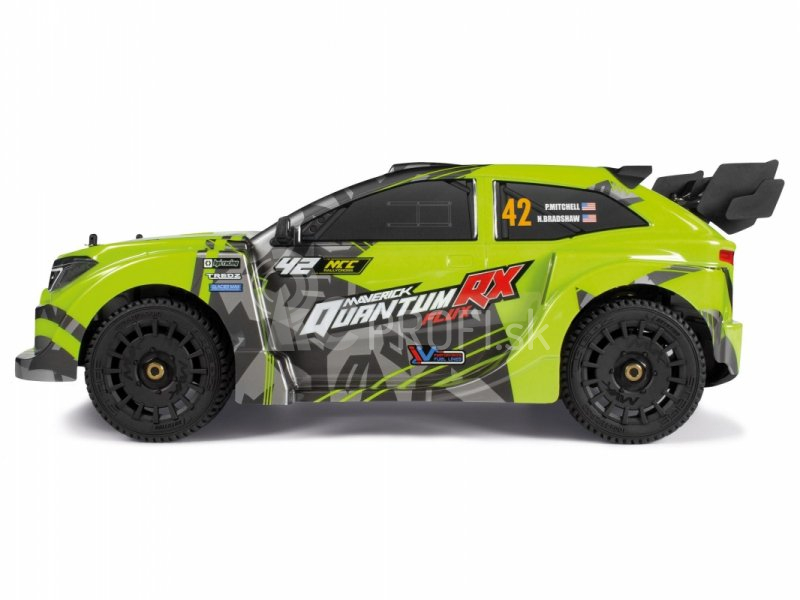 QuantumRX Flux 4S 1/8 4WD Rally Car – zelený