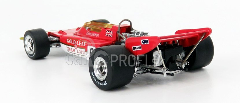 Quartzo Lotus F1 72c Team Lotus N 6 Víťaz majstrovstiev sveta v GP Francúzska 1970 Jochen Rindt 1:43 Červené zlato