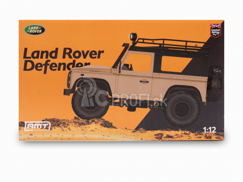 RC auto Land Rover Defender T98 1/12, piesková