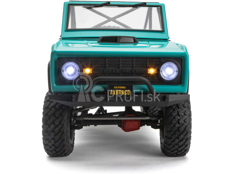 RC auto Axial SCX10 III Early Ford Bronco 4WD 1:10, tyrkysová