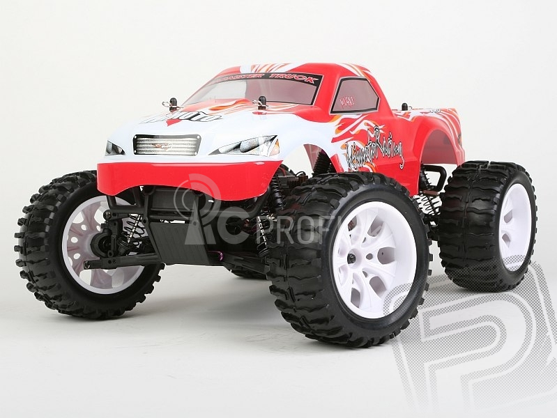 RC auto HiMOTO Monster Truck EMXT-1, červená