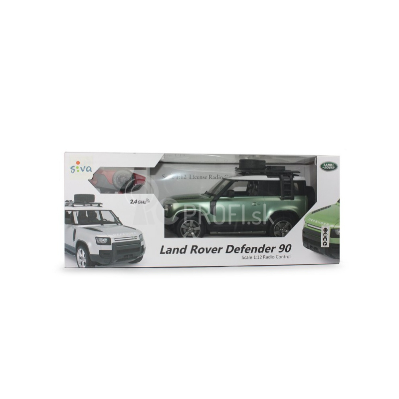 RC auto Land Rover Defender 90, svetlozelená