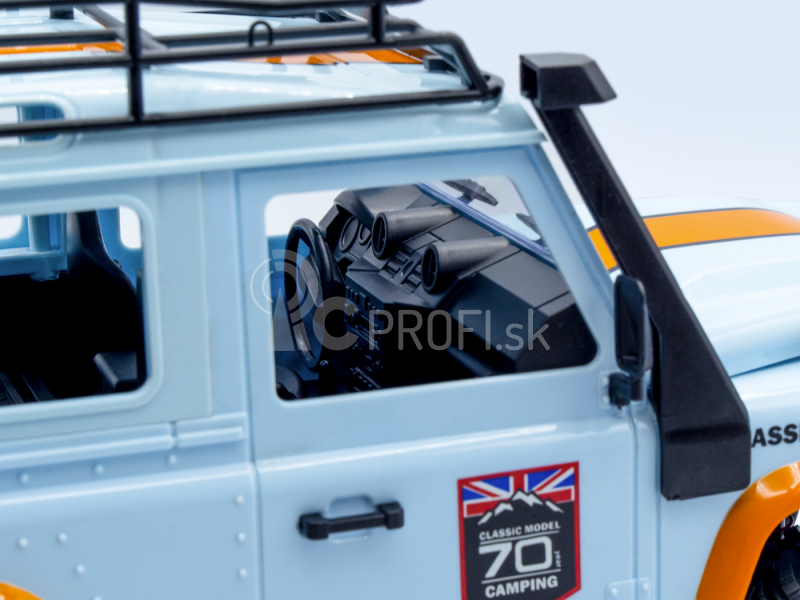 RC auto Land Rover Trail 1/12 RTR 4WD, modrá + náhradná batéria