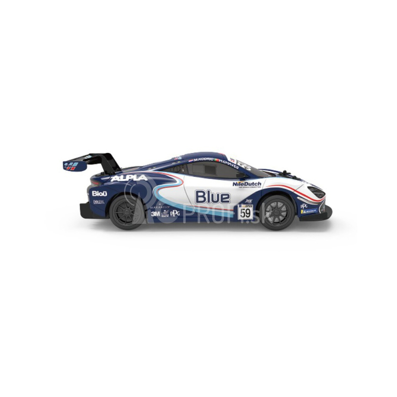 RC auto MC Laren 720S GT3, modrá