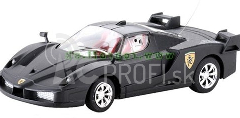 RC kovové mini auto Ferrari, čierna