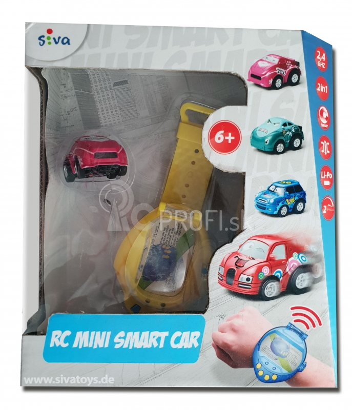RC auto Mini Smart 2in1, ružová