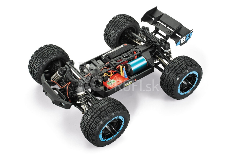 RC auto Slyder ST Turbo Brushless Truggy 1/16 RTR, modré