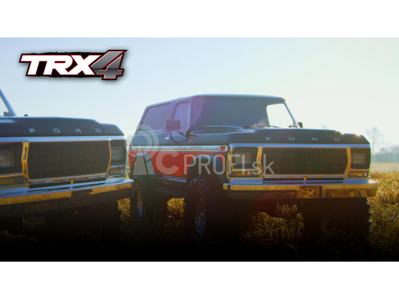 RC auto Traxxas TRX-4 Ford Bronco 1 : 10 TQi RTR, červená