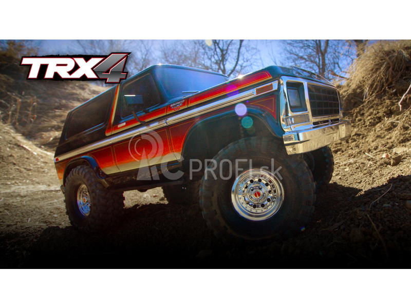 RC auto Traxxas TRX-4 Ford Bronco 1:10 TQi RTR, Sunset