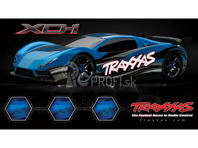 RC auto Traxxas XO-1 1 : 7 TQi BlueTooth RTR, červená