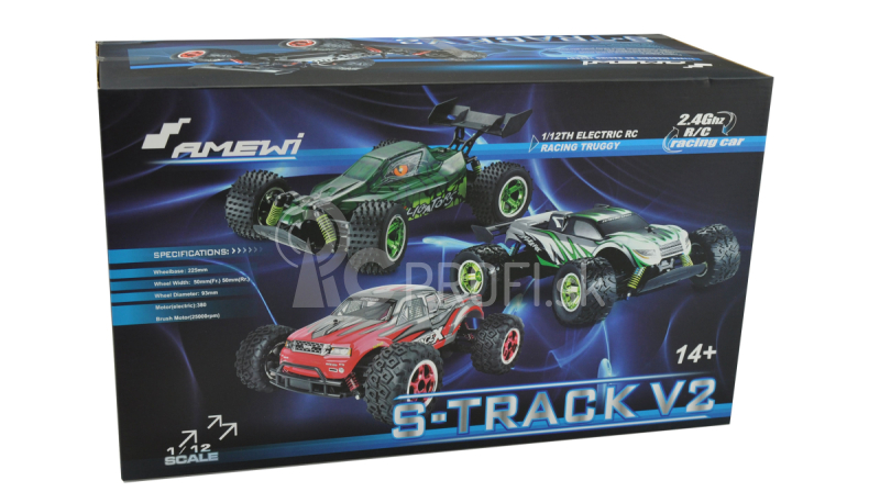 RC auto Truggy S-Track V2, zelená
