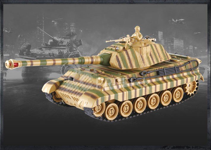 RC Bojujúci tank King Tiger