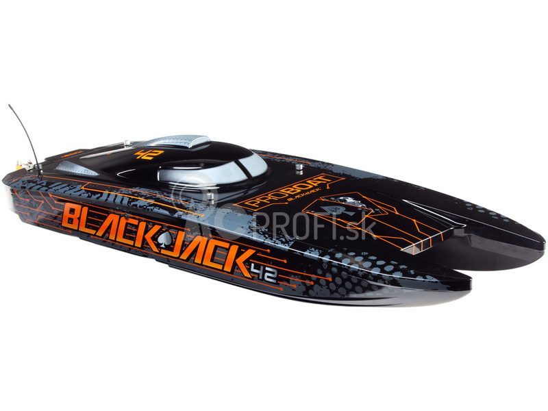 RC čln Proboat Blackjack 42, čierny