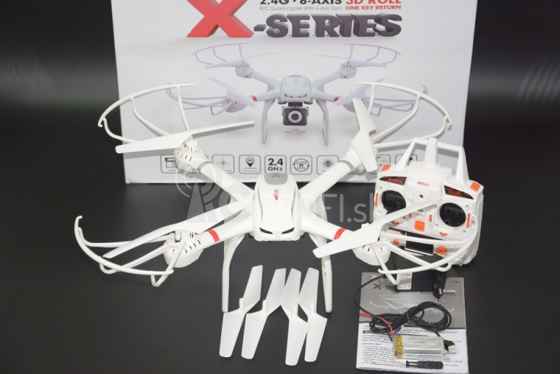 RC dron MJX X101 bez kamery v ALU kufri