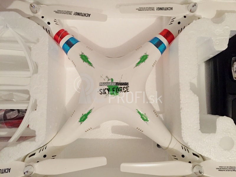 RC dron MT995, biela