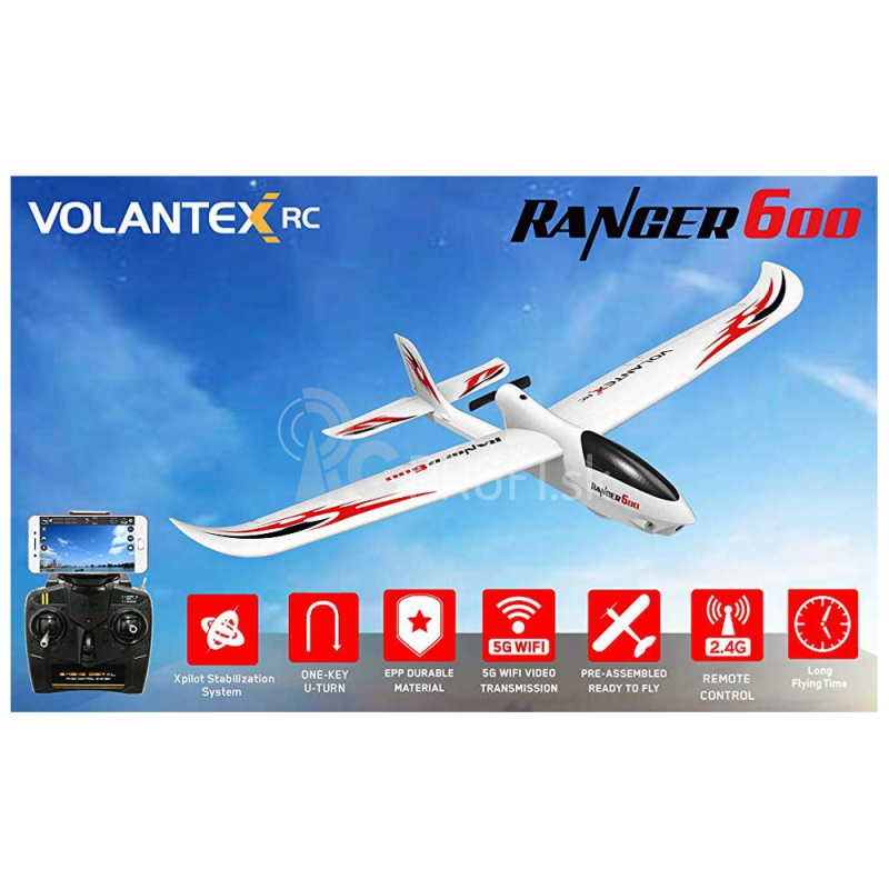 RC lietadlo S-idee Volantex Ranger 600 RC Gilder
