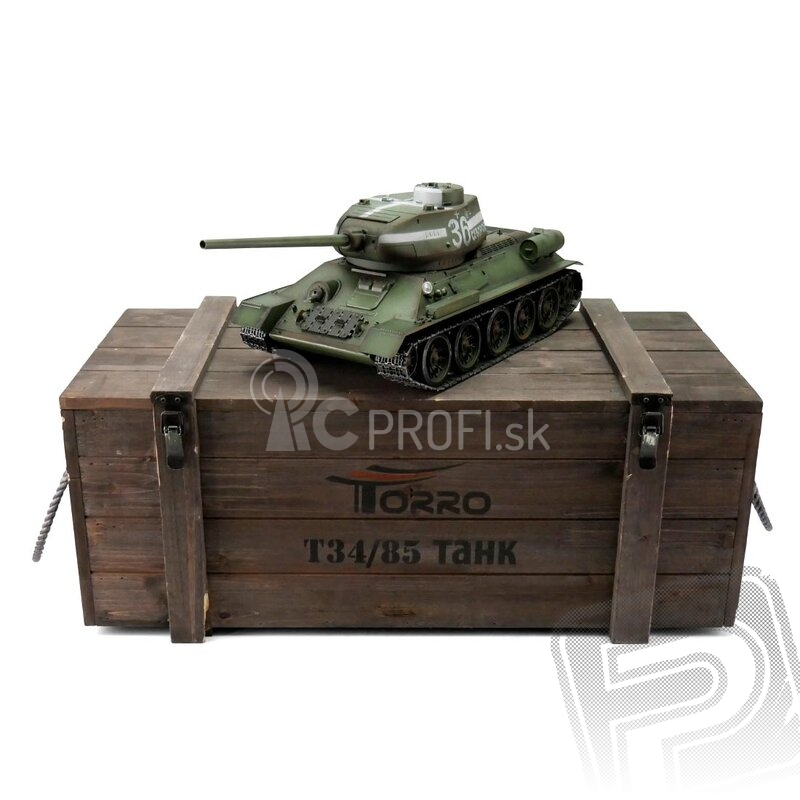 RC tank T-34/85 1:16 IR, zelená
