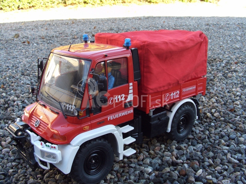 RC Unimog hasiči, červená