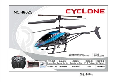 RC vrtuľník Cyclone H802G