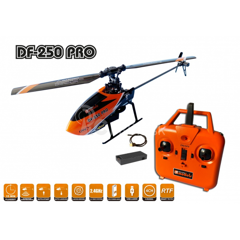 RC vrtuľník DF-250 PRO