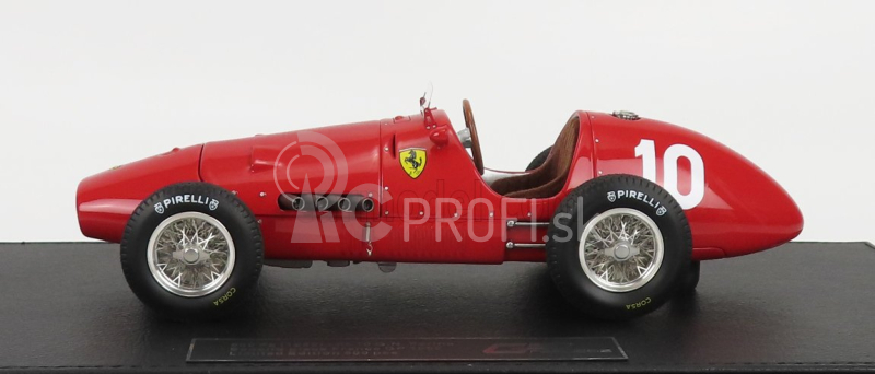 Repliky Ferrari F1 500 F2 Scuderia Ferrari N 10 2nd France Gp 1952 Nino Farina - Con Vetrina - S vitrínou 1:18 Red