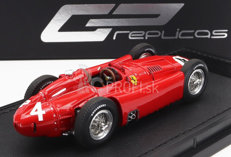 Repliky Ferrari F1 D50 N 4 2nd British Gp 1956 A.de Portago - Peter Collins 1:43 Červená