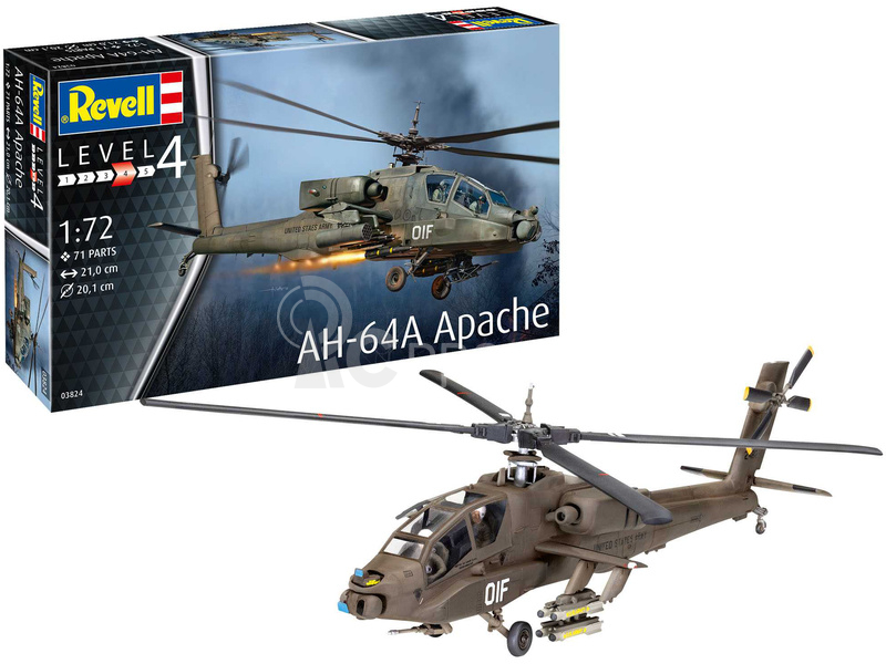 Revell Boeing AH-64A Apache (1:72) (sada)