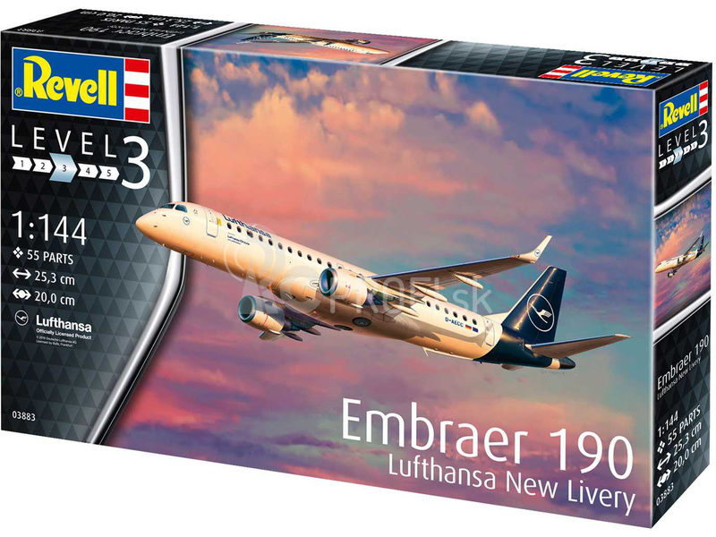 Revell Embraer 190 Lufthansa New Livery (1:144)