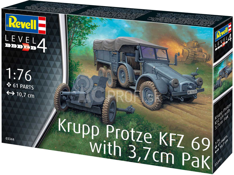 Revell Krupp Protze KFZ 69 s 3,7cm Pak (1:76)