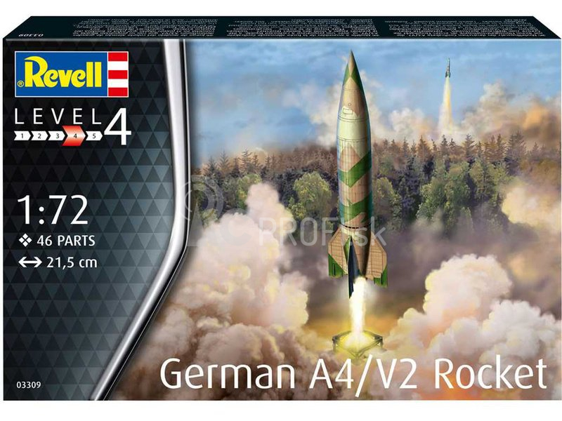 Revell nemecká raketa A4/V2 (1:72)