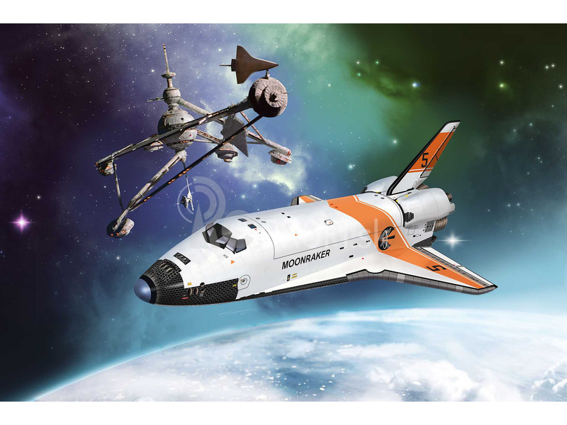 Revell raketoplán – Moonraker (1:144) (darčeková súprava)