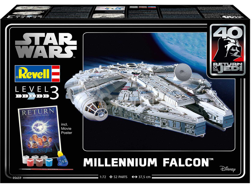 Revell SW – Millennium Falcon (1:72) (darčeková súprava)