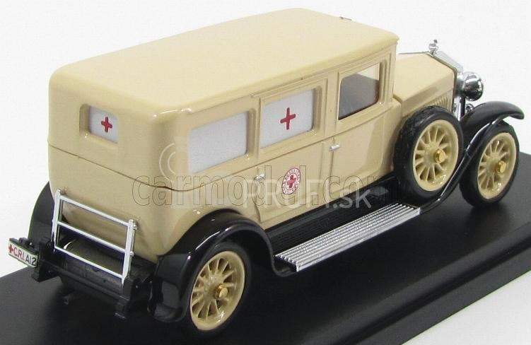 Rio-models Fiat 519s 4-dverový Ambulanza Croce Rossa Italiana 1930 1:43 Ivory