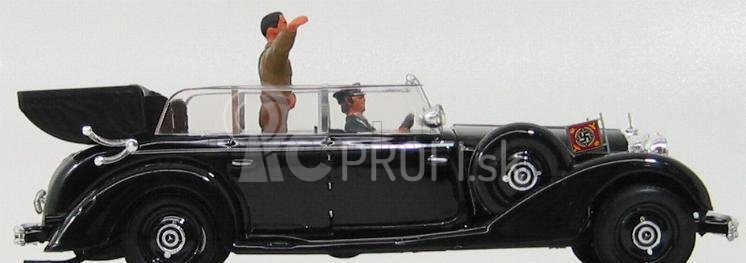 Rio-models Mercedes Benz 770k s postavou Hitlera 1942 1:43 čierna