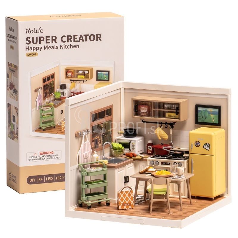 RoboTime Miniature House Kitchen Happy Meals