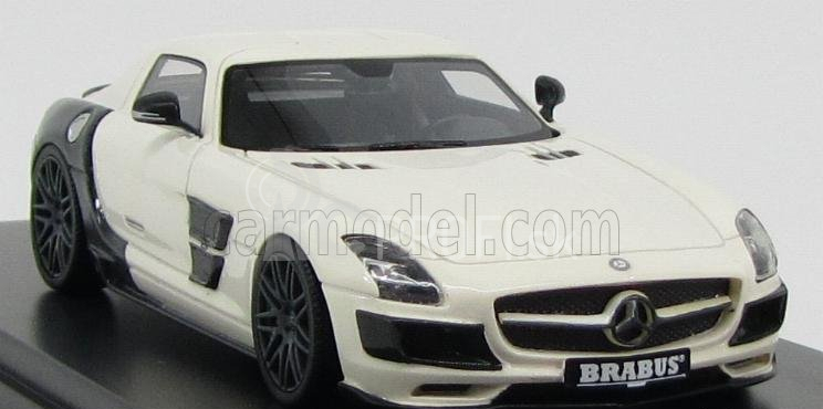 Schuco Mercedes Benz Sls Coupe Brabus 700 Biturbo 2011 1:43 biela čierna