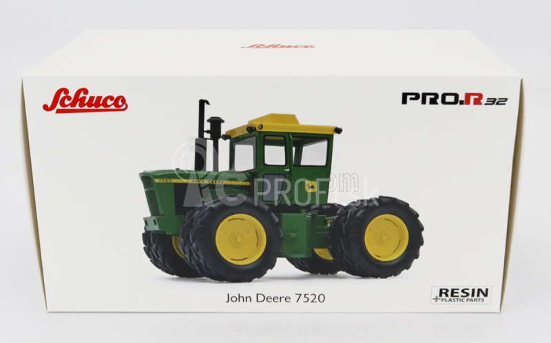 Schuco Traktor John deere 7520 1982 1:32 zelený