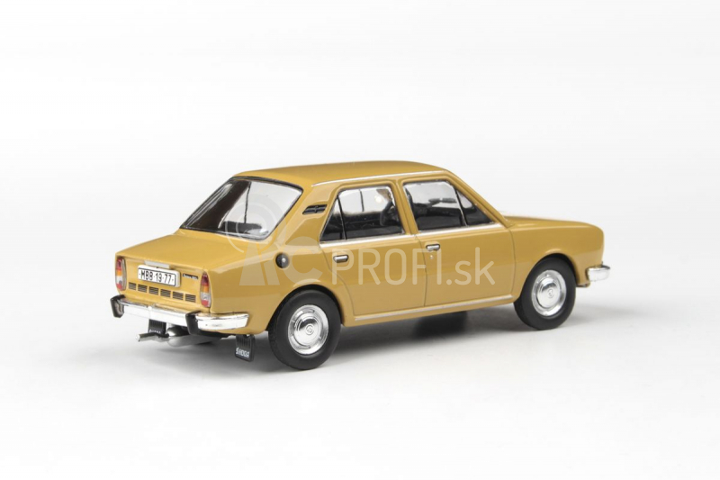 Abrex Škoda 105L (1977) 1:43 – zlatohnedá