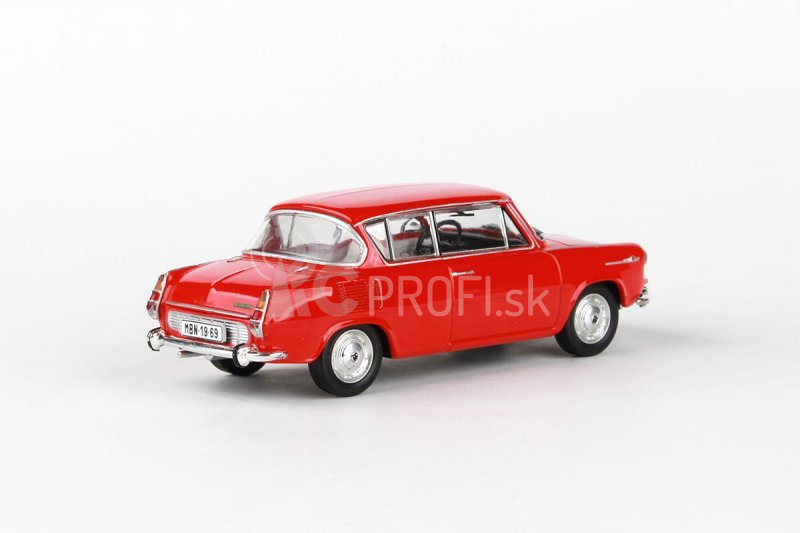 Abrex Škoda 1100MBX (1969) 1:43 – červená oranžová