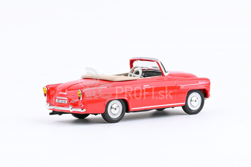 Abrex Škoda Felicia Roadster (1963) 1:43 - červená svetlá