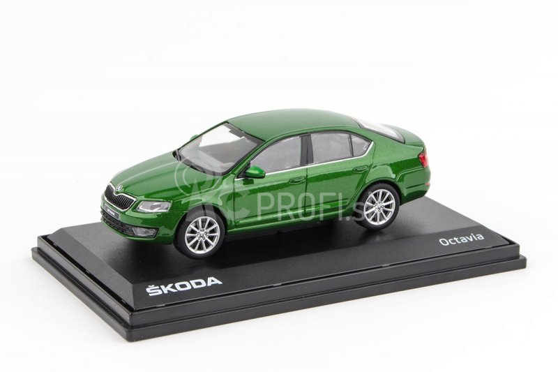 Abrex Škoda Octavia III (2012) 1:43 – zelená rallye metalíza