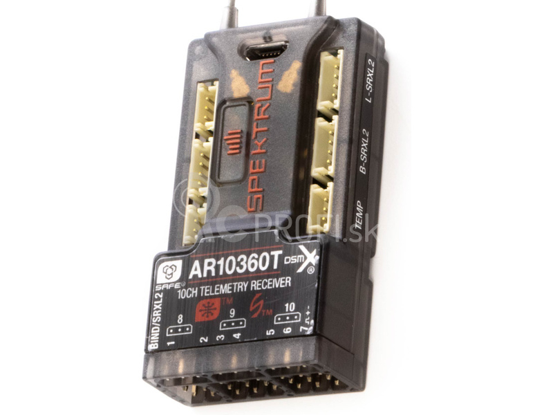 Spektrálny prijímač AR10360T 10CH s telemetriou a stabilizáciou