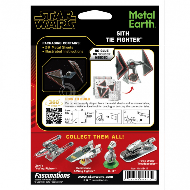 Star Wars EP 9 Sith Tie Fighter Steel Kit